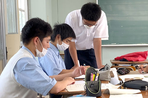 警察・消防グループ アクティブラーニングの様子